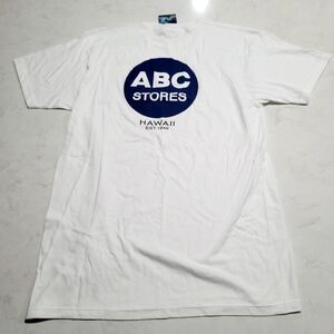 NEW ABC Store Hawaii Est. 1949 Printed In HAWAII White T Shirt Medium NWT